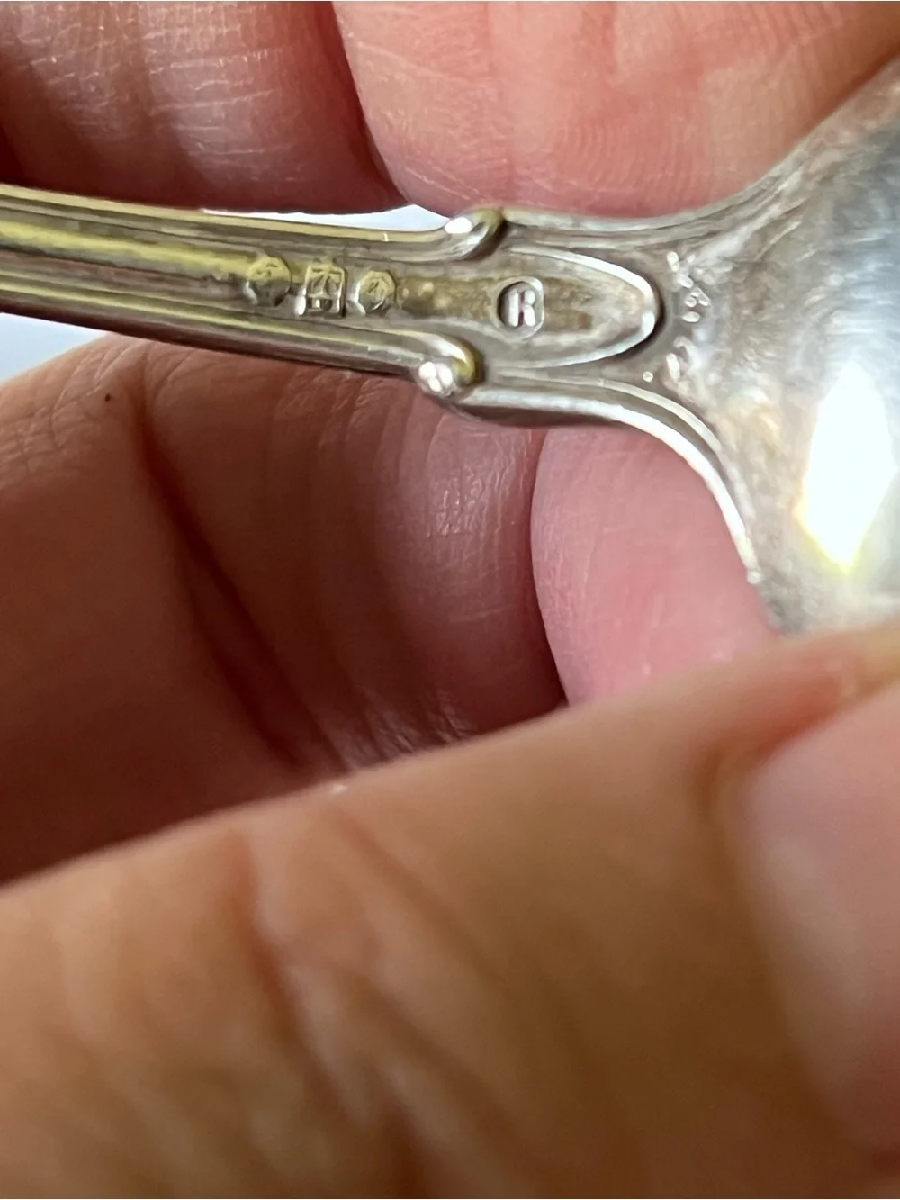 VTG Gorham Sterling Silver Heavy Gage Teaspoon Norfolk or Villa Norfolk Pattern